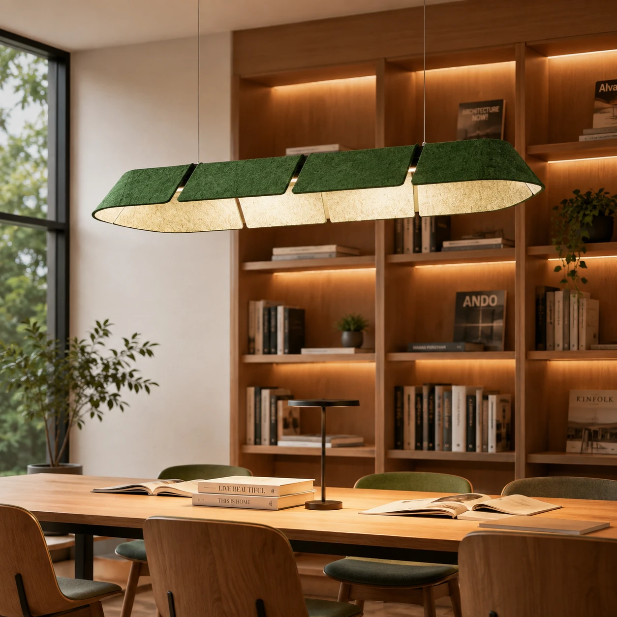 Suspended Raft Acoustic Linear Light - Image 4