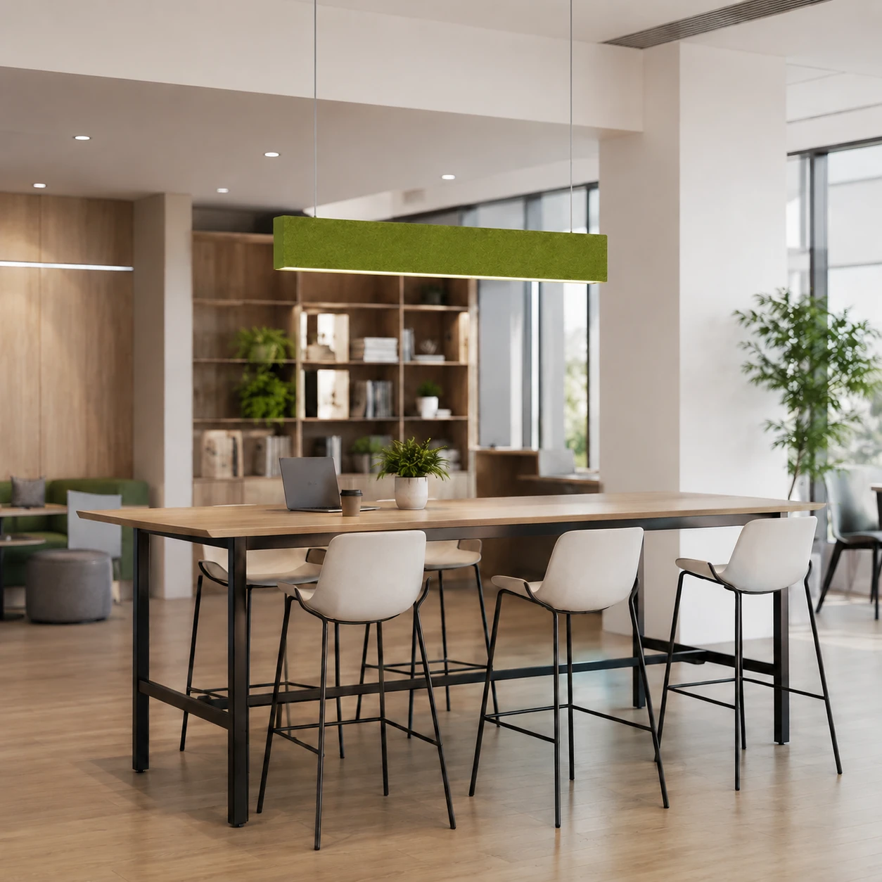 Sloped Panel Acoustic Linear Light - Image 4