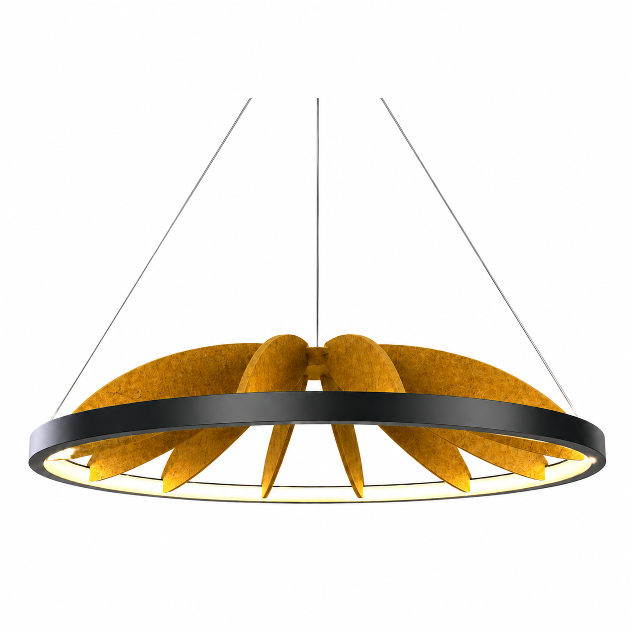Radial Fin Sculptural Acoustic Light - Image 2