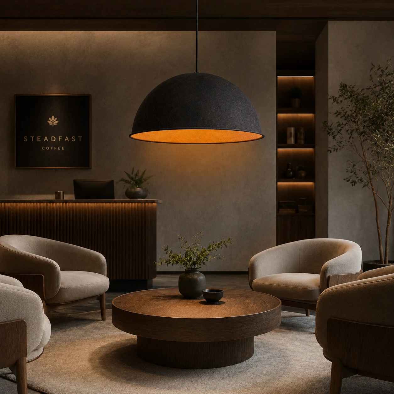Classic Dome Acoustic Pendant Light - Image 4