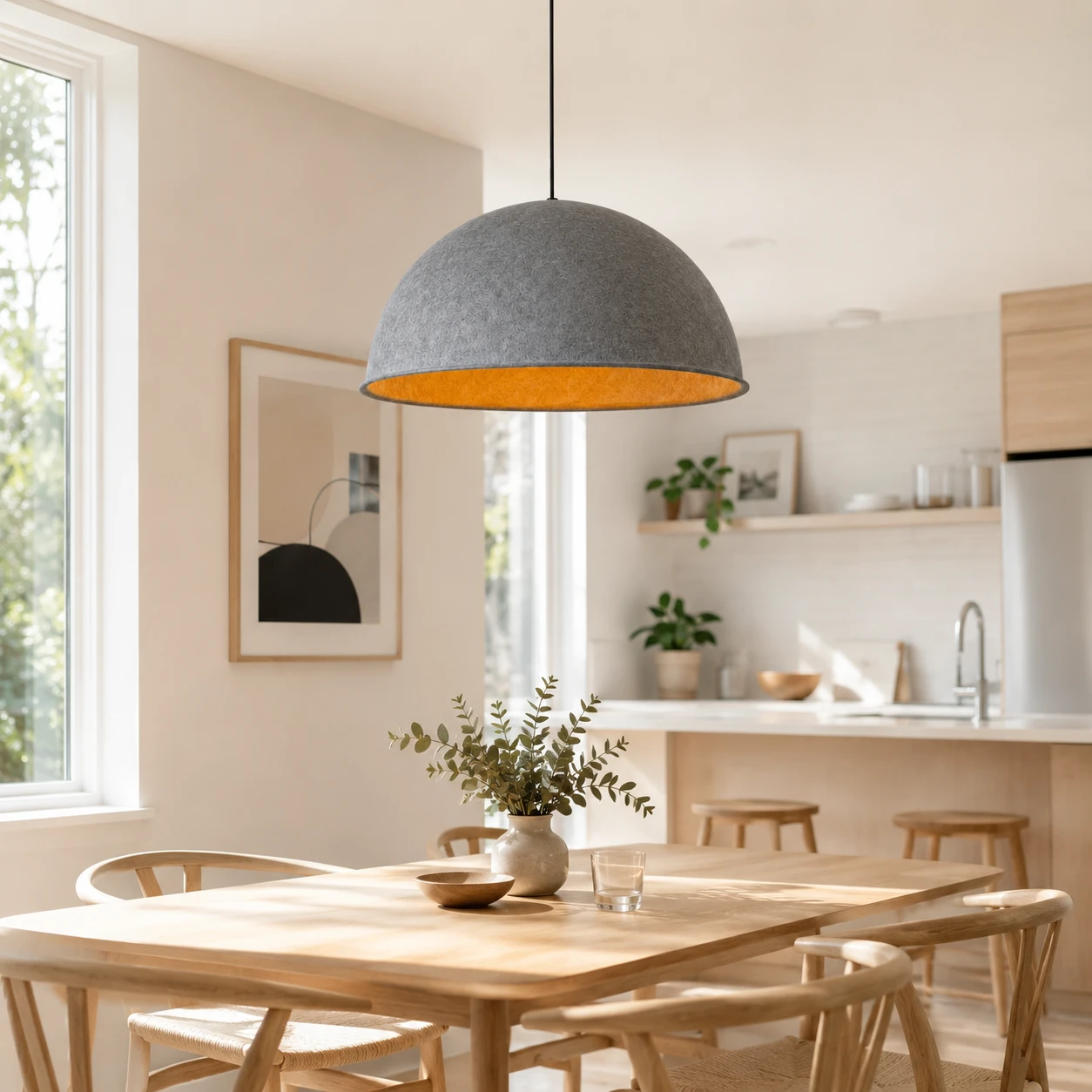 Classic Dome Acoustic Pendant Light - Image 3