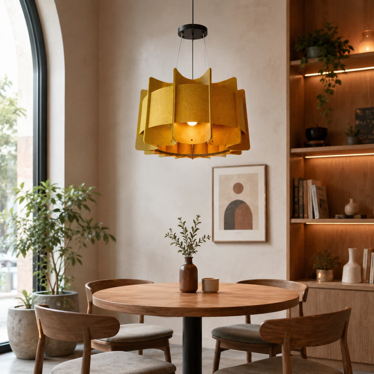 Pleated Crown Sculptural Acoustic Light - Image 4