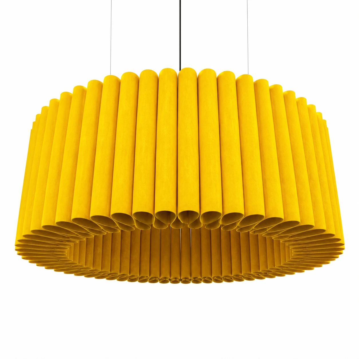 Pleated Drum Acoustic Pendant Light - Image 3