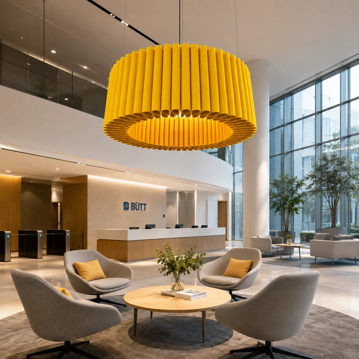 Pleated Drum Acoustic Pendant Light - Image 4
