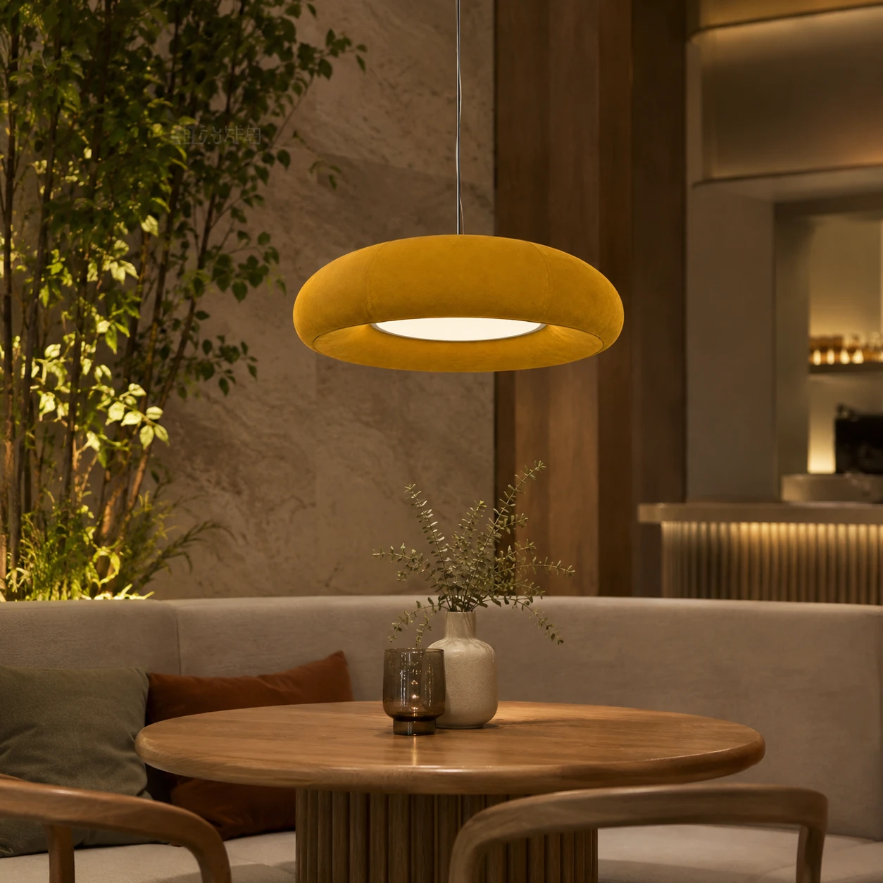 Shallow Dome Acoustic Pendant Light - Image 3