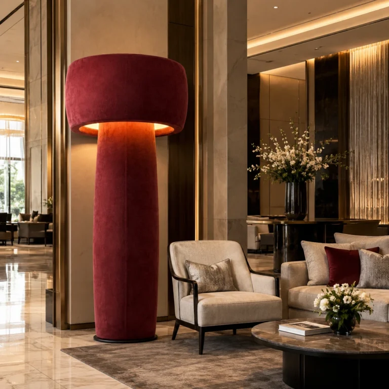 Column Acoustic Floor Lamp