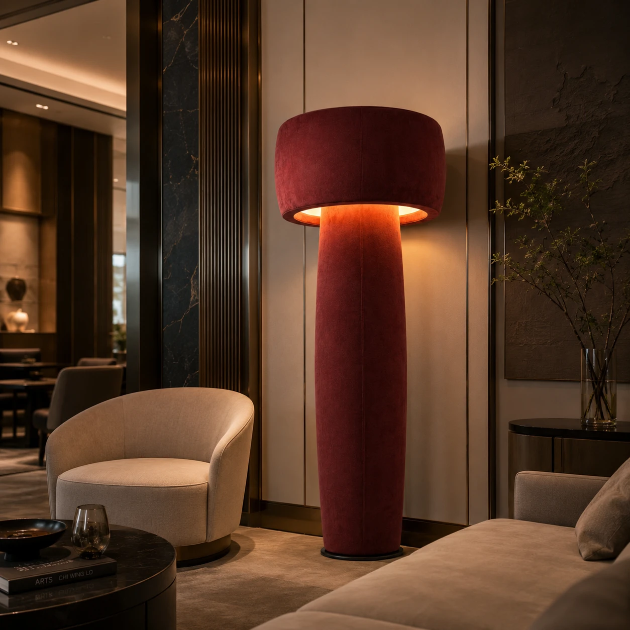Column Acoustic Floor Lamp - Image 5