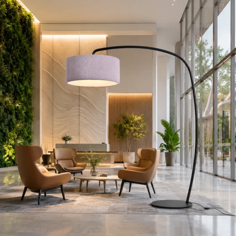 Arc Drum Acoustic Floor Lamp