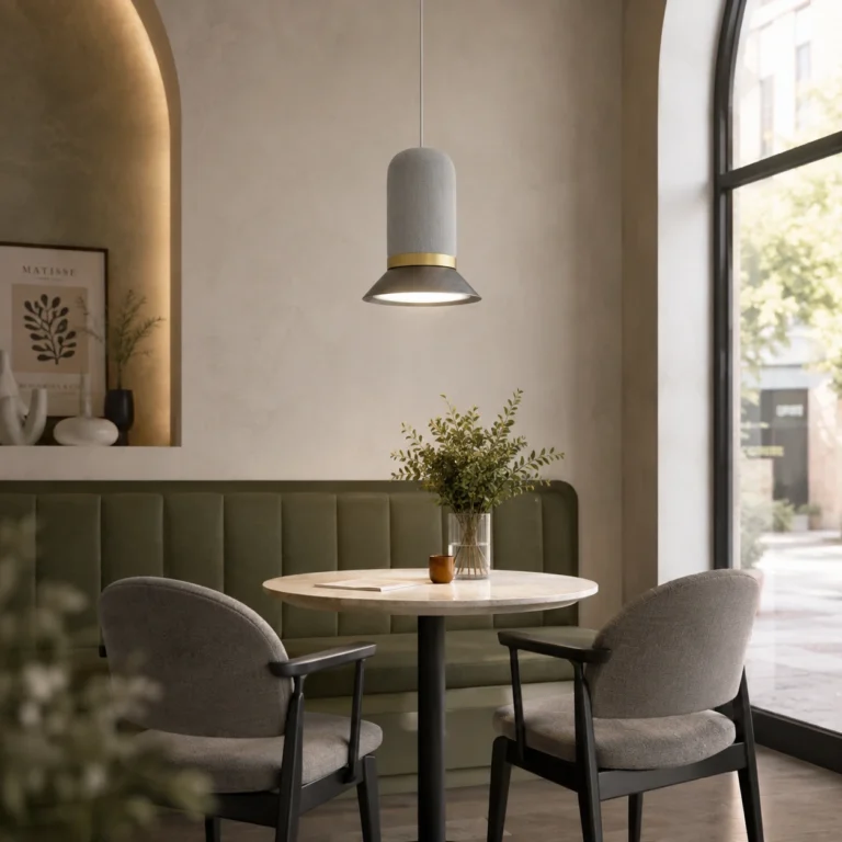 Layered Cone Acoustic Pendant Light