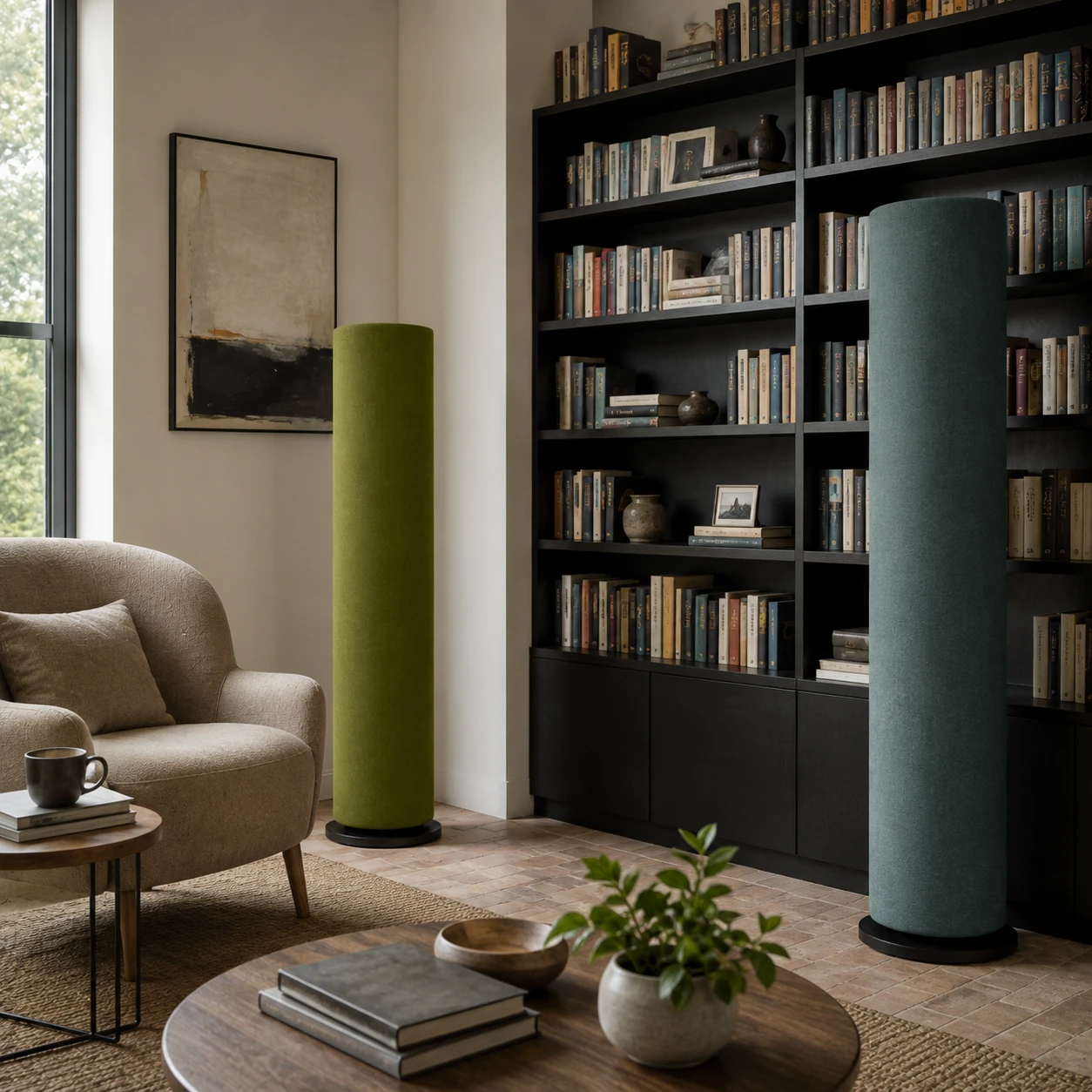 Cylindrical Acoustic Divider