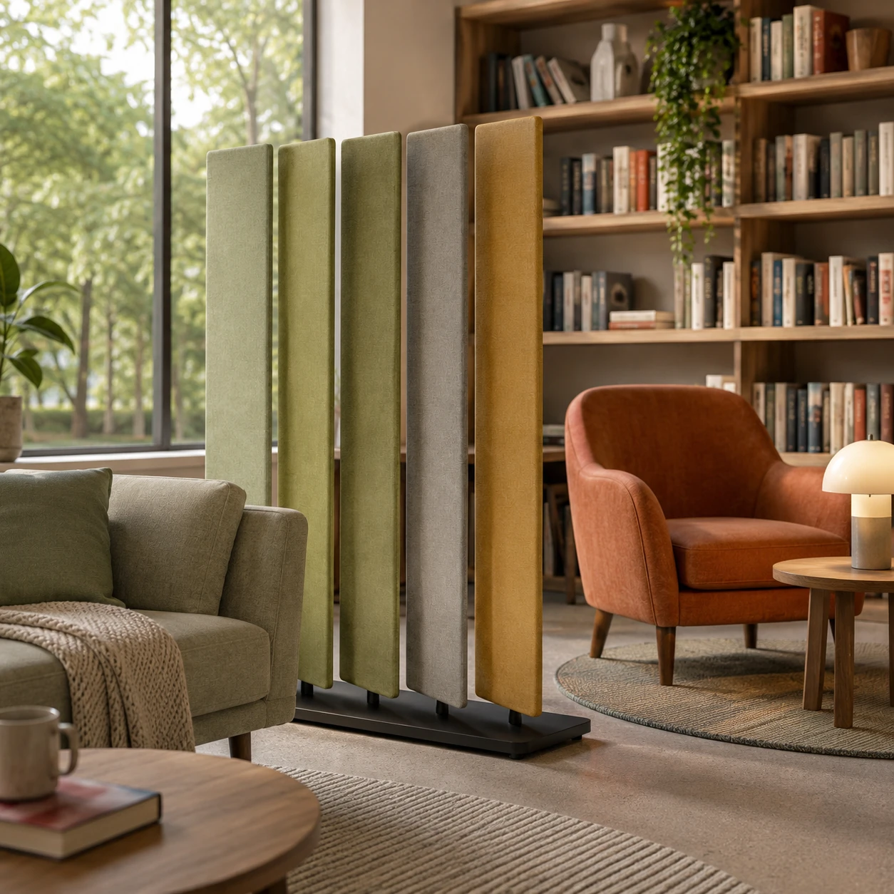 Slatted Acoustic Divider - Image 3