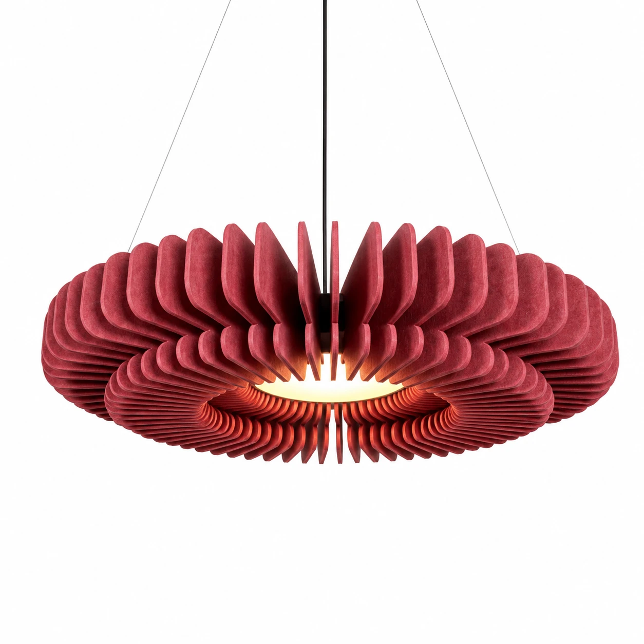 Radial Ring Sculptural Acoustic Light - Image 2