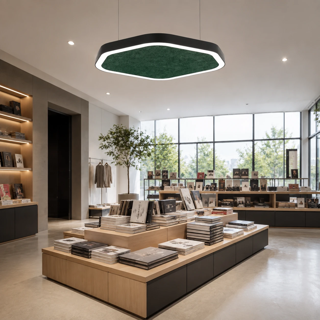 Hexagon Panel Acoustic Ceiling Light - Image 3
