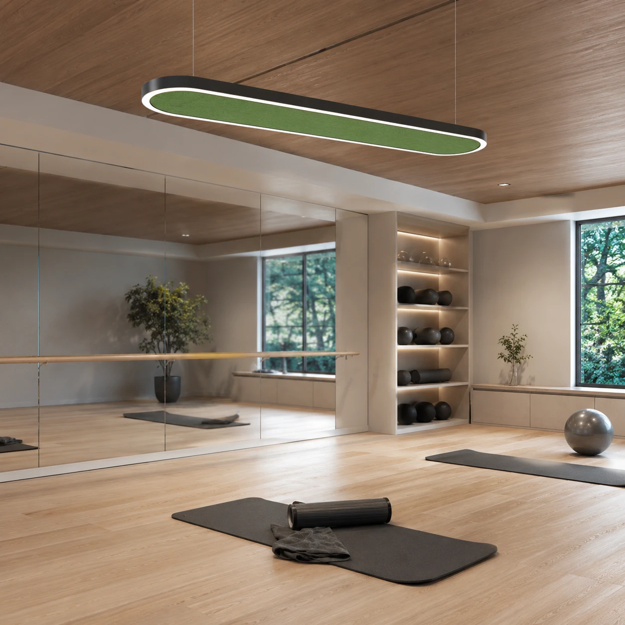 Capsule Panel Acoustic Ceiling Light - Image 4