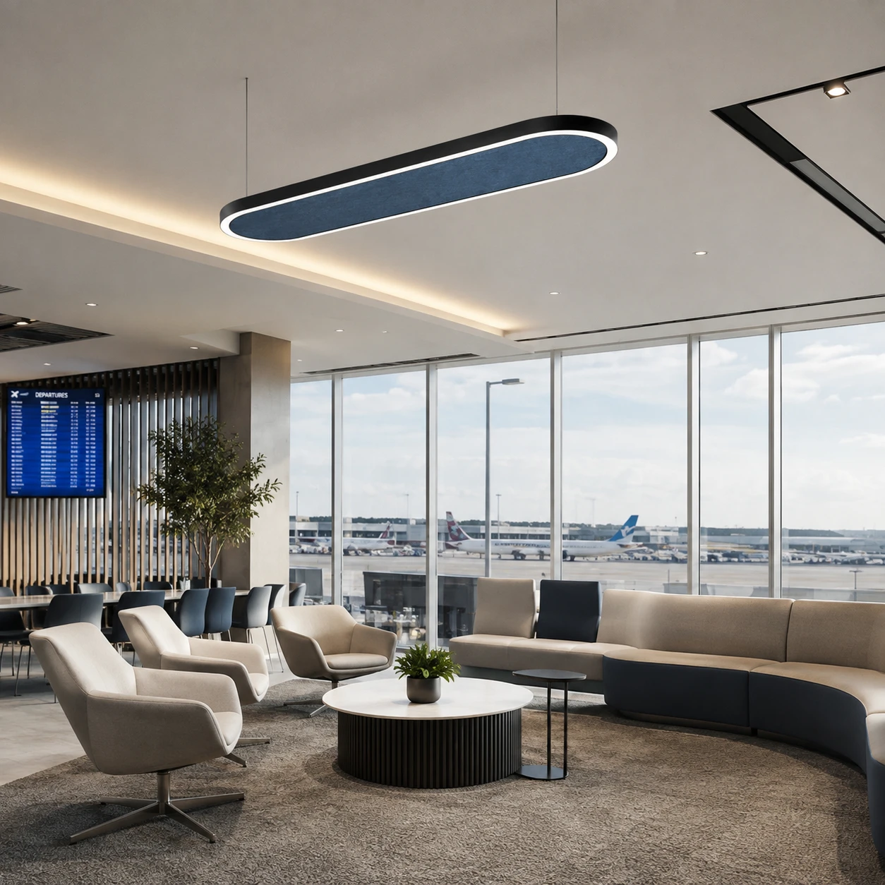 Capsule Panel Acoustic Ceiling Light - Image 3